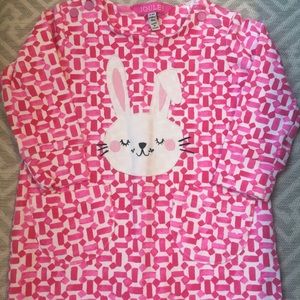 🌱Joules Pink Bunny One Piece, 3-6 Months🌱
